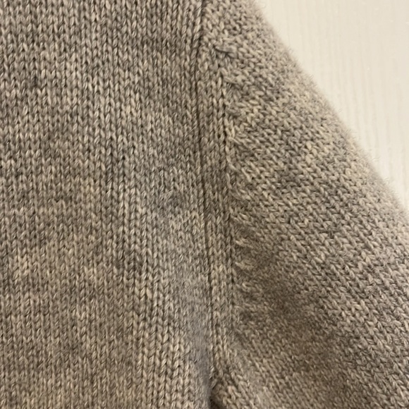 NWT Theory Wool & Cashmere Blend Cardigan Sweater Gray (Oatmeal) Soft & Warm P 0 - Picture 6 of 16